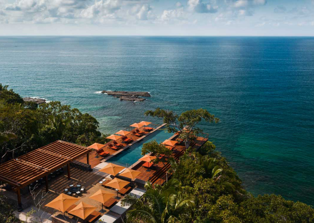 Villa con vista al mar